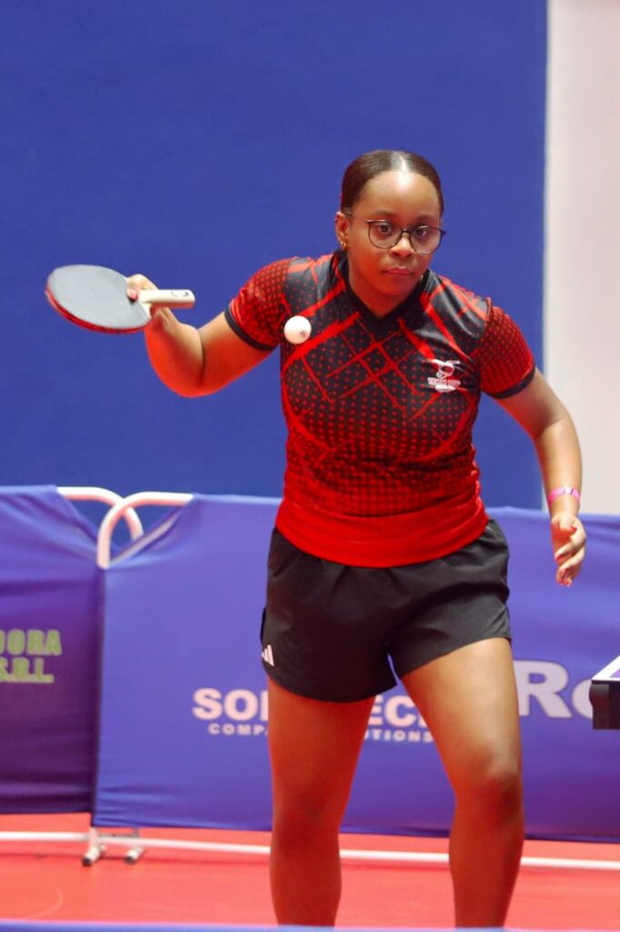 table tennis player executing ping pong pre-serve routine mental preparation