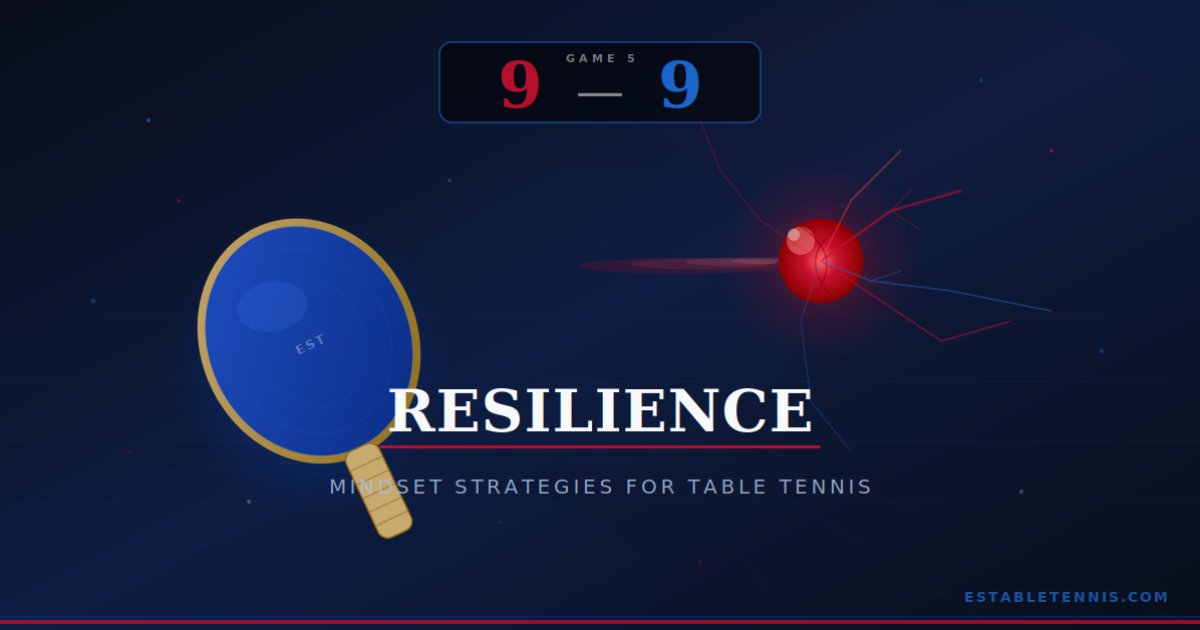The Best Mindset Strategies to Develop Resilience in Table Tennis in 2026