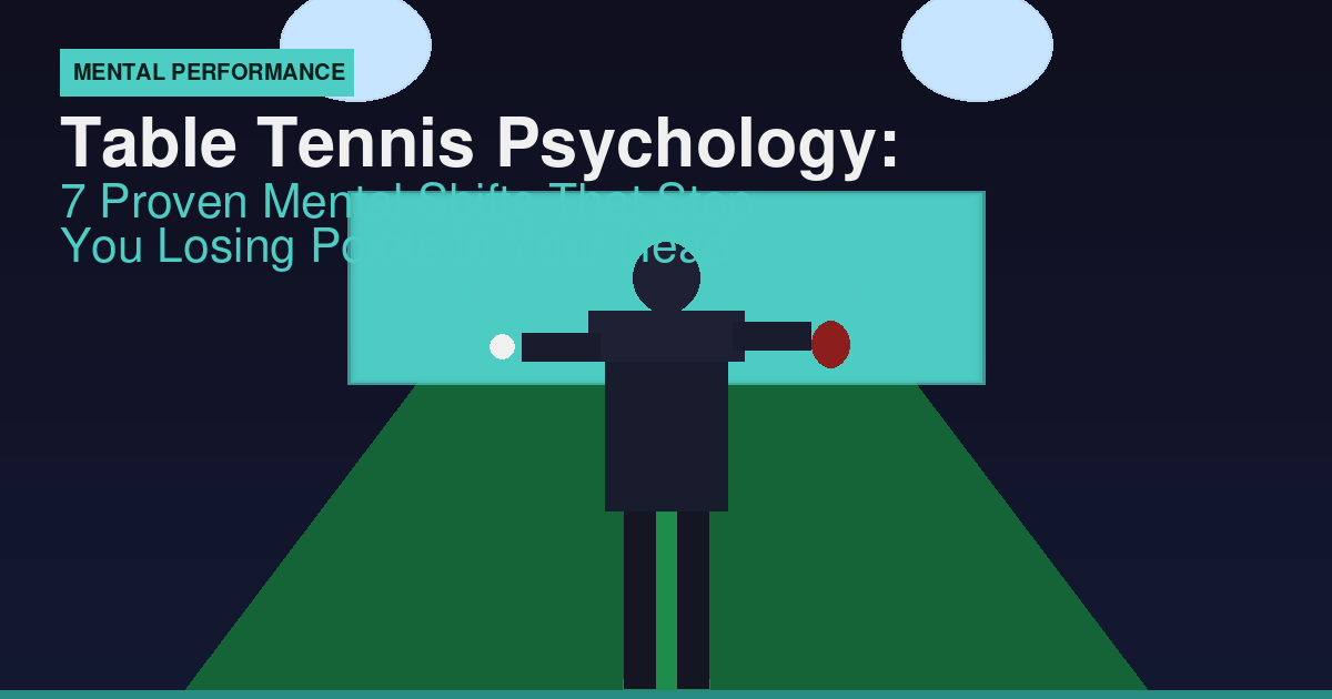 Table Tennis Psychology: 7 Proven Mental Shifts That Stop You Losing Points in Your Head